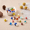 DIY Cute Mushroom Stretch Bracelets Making Kits DIY-TA0003-33-4