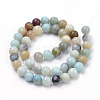 Natural Flower Amazonite Beads Strands X-G-S259-13-8mm-2