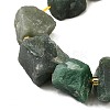 Raw Rough Natural Green Aventurine Beads Strands G-Z087-B05-4