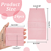 Velvet Jewelry Flap Pouches ABAG-WH0038-43G-2
