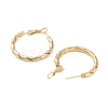 PVD Vacuum Plating 202 Stainless Steel Hoop Earrings EJEW-A041-07G-2