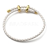Leather Braided Cord Bracelets BJEW-G675-06G-06-4