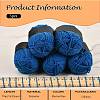 5Pcs Polyester Yarn for Knitting & Crochet YCOR-SZ0001-03B-2