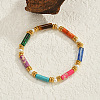 Bohemian Style Colorful Mixed Stone Beaded Stretch Bracelets for Women AC6424-3