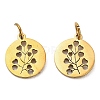 304 Stainless Steel Charms STAS-D050-07G-03-1