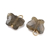 Natural Labradorite Pendants KK-D289-61G-05-2