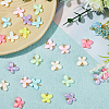 200Pcs Opaque Acrylic Pendants FIND-DC0001-74-5