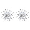 Non-Tarnish 201 Stainless Steel Filigree Joiners STAS-N090-LA950-1-1