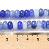 Natural Banded Agate Beads Strands G-F790-I01-01C-5