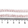 Electroplate Transparent Glass Beads Strands LS-EGLA-A035-T3mm-A20-4