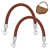 Braided Round Imitation Leather Bag Handles FIND-WH0139-955B-1