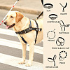 4Pcs 4 Colors Polyester Cord Braided Dog Harness Collar Leash Connector AJEW-GO0001-38-4