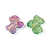 Baking Paint Transparent Glass Beads DGLA-N018-23-2