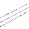 Tarnish Resistant 304 Stainless Steel Cable Chains CHS-R002-0.4mm-1