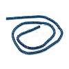 Electroplated Synthetic Non-magnetic Hematite Beads Strands G-K361-A03-01-2