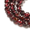 Natural Garnet Beads Strands LS-G-I341-09C-4