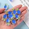 Transparent Enamel Acrylic Beads TACR-S155-002K-5