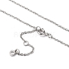 Brass Micro Pave Clear Cubic Zirconia Pendant Necklaces NJEW-JN02997-03-3