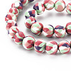 Handmade Polymer Clay Beads Strands CLAY-N008-054-03-3