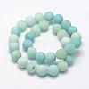 Natural Amazonite Beads Strands G-K209-03A-12mm-2