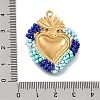 304 Stainless Steel Pendants STAS-E549-04G-09-3