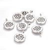 Tibetan Style Alloy Pendants TIBE-S301-015TAS-NR-2
