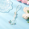 Nuggets Natural Quartz Crystal Net Pouch Pendant Decorations HJEW-JM04260-02-1