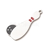304 Stainless Steel with Black Enamel Pendants SA-CBA061A-01P-2