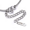 304 Stainless Steel Necklaces NJEW-H497-04-3