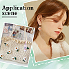96Pcs 12 Colors Velvet Imitation Rabbit Fur European Beads FIND-SC0013-79-4