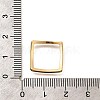 Brass Open Back Bezel Link Rings KK-B152-08C-G-3