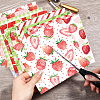 24 Sheets 12 Styles Strawberry Scrapbook Paper Pads DIY-WH0304-989F-3