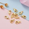 Brass Lobster Claw Clasps X-KK-901-G-NF-6
