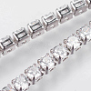 Adjustable Brass Micro Pave Cubic Zirconia Bracelets BJEW-G588-01P-2