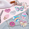 12Pcs 12 Styles Computerized Embroidery Cloth Iron On/Sew On Patches DIY-PH0023-24-5