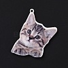 Printed Opaque Acrylic Pendants SACR-G029-01N-2