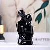 Natural Obsidian Carved Healing Hug Couple Figurines PW-WG14347-03-1