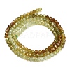Natural Green Garnet Beads Strands GG-CBA77FB-B11-3mm-6