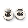 Alloy Spring Cord Locks FIND-WH0110-063MP-1