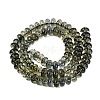 Crackle Transparent Glass Beads Strands GLAA-N074-02A-14-2