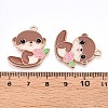 Alloy Enamel Pendants ENAM-T022-02E-02-3