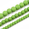 Opaque Glass Beads Strands X-GLAA-T032-P4mm-MD06-4