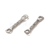 Non-Tarnish 304 Stainless Steel Connector Charms STAS-Q323-02A-P-2