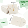 Square Velvet Jewelry Package Bags ABAG-WH0035-055C-03-2