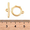 Brass Toggle Clasps KK-U024-02G-4
