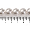 Baking Paint Pearlized Glass Pearl Round Bead Strands PEAR-H019-02E-04-5