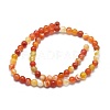Natural Striped Agate/Banded Agate Beads Strands G-I254-03A-02-2