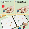 Square Wooden Stamps DIY-WH0546-008-3