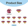 1 Bag Pointed Back Glass Rhinestone Cabochons RGLA-TADJ0001-01B-02-3
