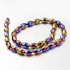 Electroplate Non-magnetic Synthetic Hematite Beads Strands G-F300-12-02-2